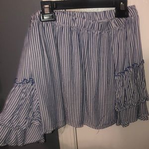 Off the shoulder crop top